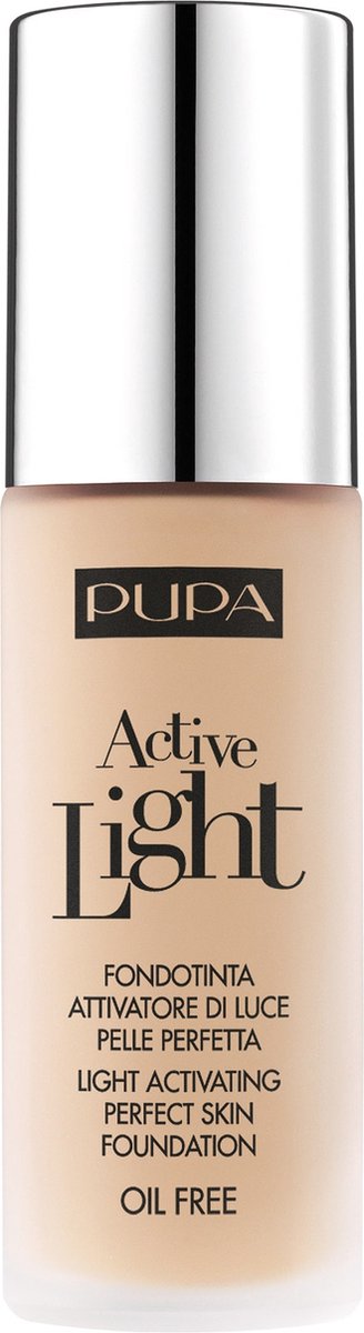Goedkoopste PUPA Active Light Foundation - Nr. 011 Light Beige 30ml