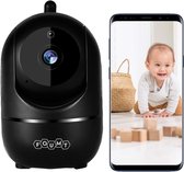 Roxiq - babyfoon BF1 zwart - 1080P HD wifi camera - met app functie - geluidsdetectie