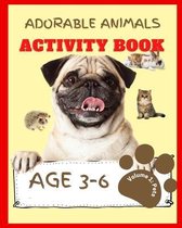 Adorable Animals Activity Books- Adorable Animals Activity Book Volume 1