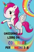 Libro da colorare unicorno per bambini