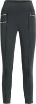 Legging Fantasie push up fashion| rits | grijs | YM