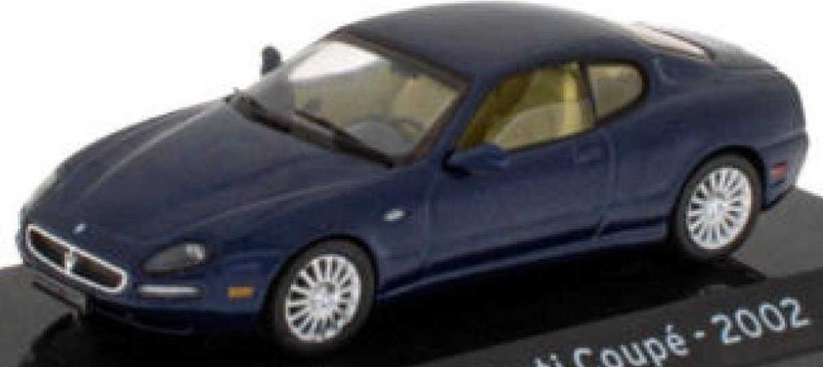 Maserati Coupe 2002 Blauw Metallic 1-43 Altaya Supercars Collection