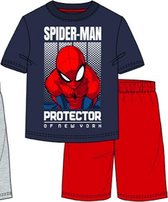 Spiderman pyjama - blauw - rood - Maat 116 / 6 jaar