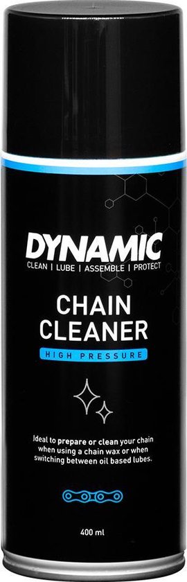 Dynamic Chain Cleaner High Pressure Spray 400ml - Kettingreiniger spray fiets - Krachtige Ketting Ontvetter - Dynamic Bike Care