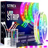 Strex LED Strip 5 Meter met Afstandsbediening - 2x Zoveel Licht - 300 LEDS - IP65 Waterdicht - Led Light Strip