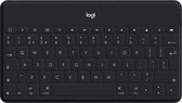 Draadloos Bluetooth Keyboard voor iPhone, iPad, Smartphone, Tablet, Windows, Apple TV, Ultra-Dun, Ultra-Licht, Sneltoetsen, QWERTY UK Layout - Zwart