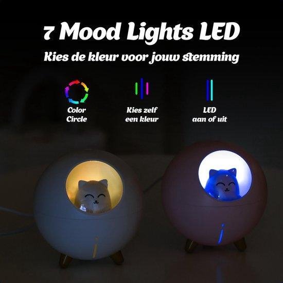 220ml luchtbevochtiger Planeetkat Kat Ultrasoonic Cool Mist