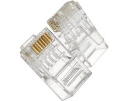 RJ45 connectoren - Stekker - Connector - Cat5E - Cat6 - Plugs - Connector stekker - UTP - Ethernet - Internet plug - Netwerkstekker