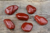 Rode Jaspis edelsteen - handsteen - trommelsteen