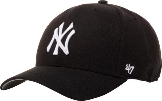 47 Brand New York Yankees Cold Zone '47 B-CLZOE17WBP-BK, Mannen, Zwart, Pet, maat: One size