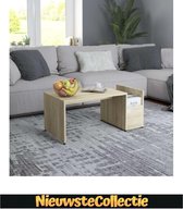 Salontafels - Rechthoek - SALE - Sonoma eikenkleurig - Spaanplaat - Design - Luxe - Modern - Woonkamer - Nieuwste Collectie