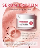 Glamour Protein Beauty Crème -  anti-rimpel - anti-allergie crème - hydrateert -  rode vlekken - beauty crème - Huidverzorging - Dag en nacht crème