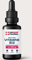 B12 - 10ML  - 200 Druppels - 3000 μg - Uni Swiss Pharma - MyCell Enhanced Technology® - B12 Vitaminen - Vitamine B12 - Vegan - Bio Oil - Volwassenen - Kinderen