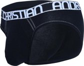 Andrew Christian - Almost Naked Cotton Brief Zwart - Maat M - Heren Slip - Mannen ondergoed