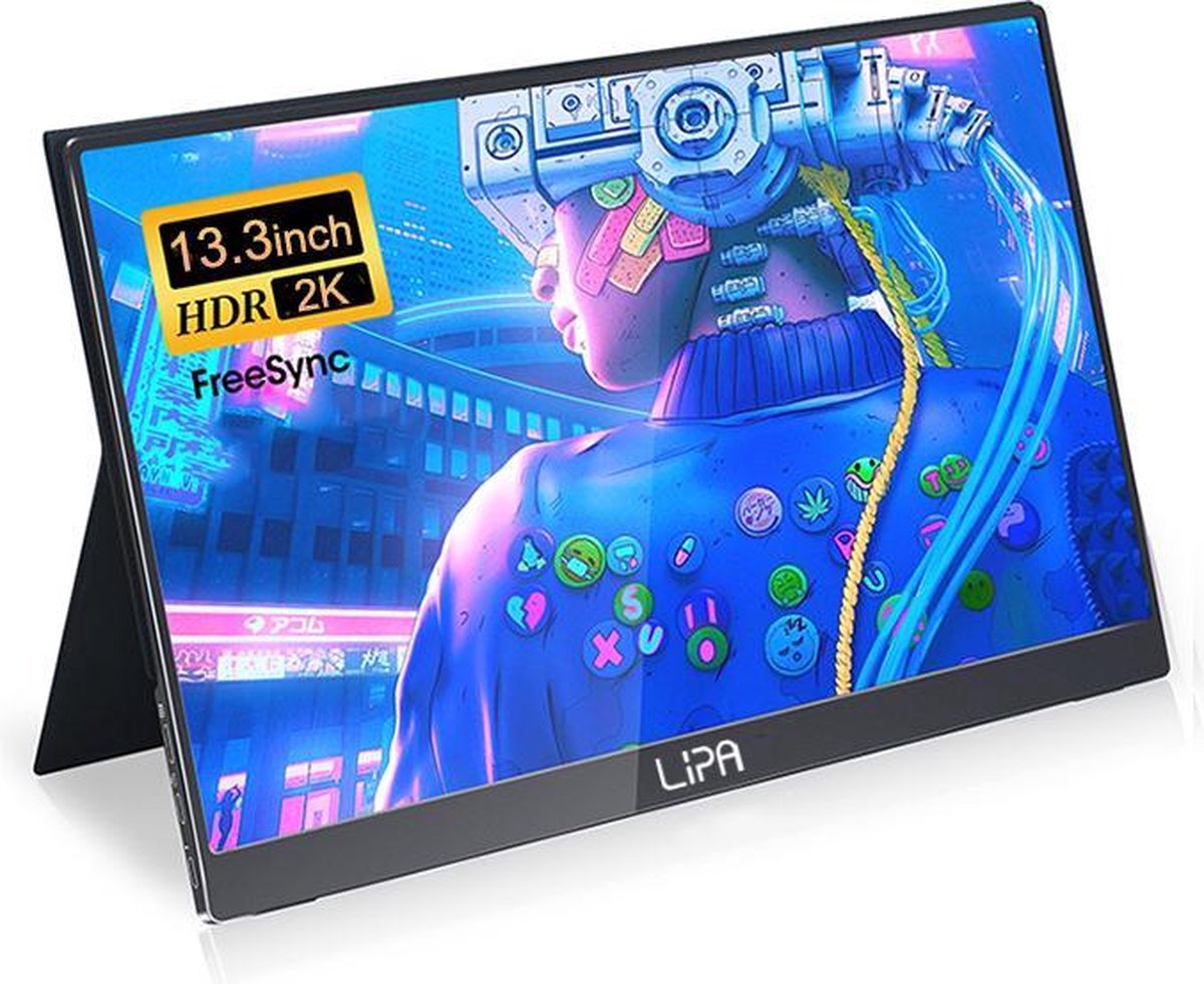Lipa HDR-50 portable monitor 2K 13.3