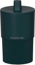 Sealskin Brave - Boîte de rangement avec couvercle autoportante - Vert foncé