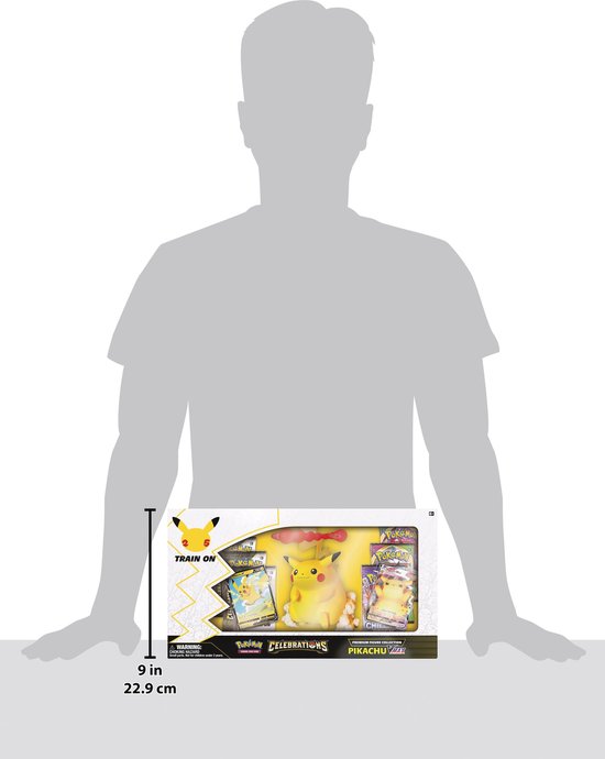 Thumbnail van een extra afbeelding van het spel Pokémon Celebrations Premium Figure Collection Pikachu VMAX - Pokémon Kaarten