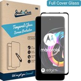 Motorola Edge 20 Lite Screenprotector - Full Cover - Gehard glas - Transparant  -Just in Case