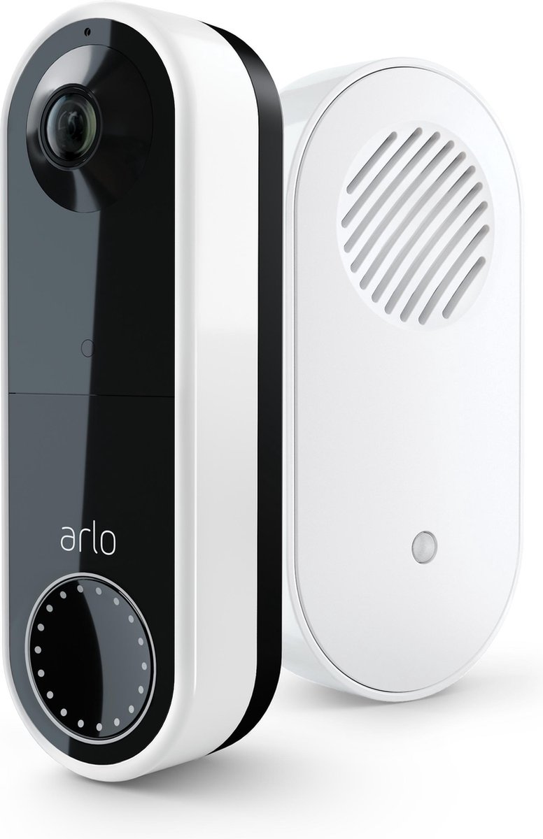 Afbeelding 2 van Arlo deurbel gong (chime) - Deurbel GONG - Arlo Gecertificeerd Accessoire - draadloos audio alarm, instelbare melodie, sirene - Compatible met Arlo Essential Video Deurbel (draadloos en bedraad) - AC2001-100PES