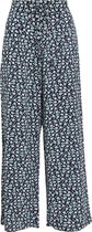 Cassis - Female - Broek met dierenhuidprint  - Marineblauw