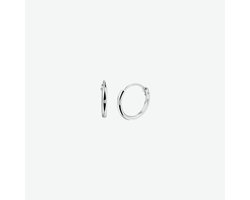 Yo&No – Oorringen – 11 mm – Klein & Subtiel – Voor Dames en Heren – Zilver 925