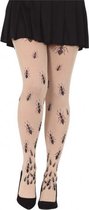 panty mieren dames polyester zwart one-size