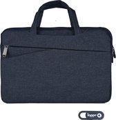 LAPPR® - Venusta II - Laptoptas - Laptophoes - Laptop Sleeve - Laptophoes 14 inch - Laptophoes 15 Inch - Jeans Blauw + Gratis Webcam Cover