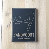 Houten kaart Circuit Zandvoort - Small