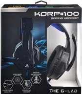 The G-Lab Korp 100 - Gaming headset/koptelefoon - Zwart
