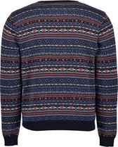 Blue Seven heren trui blue/navy print/melange - maat L