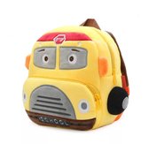 Rugzak – Schooltas - Kinderen – Schoolbus – Auto - Pluche – Peuters – Kleuters – Jongens – Meisjes –