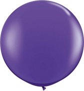 ballon XL 90 cm latex paars