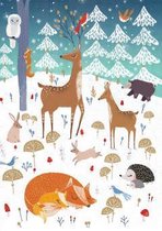Frosty Forest Friends Greeting Card (GCX 878)
