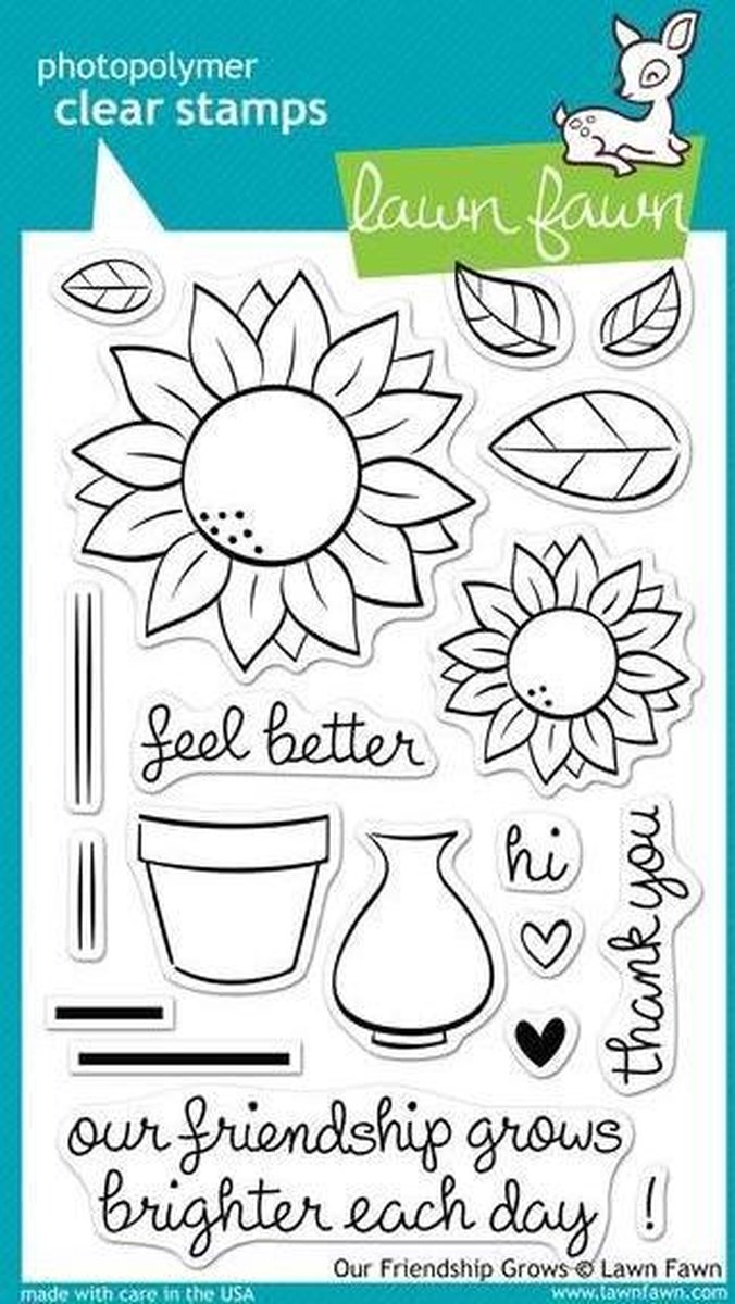 Our Friendship Grows Clear Stamps (LF556)