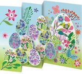 Trifold Triptych Card Easter Eggs (GCN 234E)