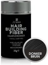 Zenna Hair Building Fibers | 22 gram | Donkerbruin