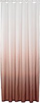 Sealskin Blend - Rideau de douche 180x200 cm - Polyester - Rose foncé / Blanc