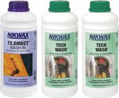 Nikwax "Value Pack" 2 x Tech Wash 1L & 1x TX.Direct 1L - Pack de 3
