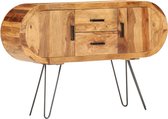 Medina Dressoir 118x28x75 cm massief sheeshamhout