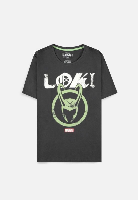 Marvel Loki Heren Tshirt -L- Logo Badge 