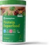 Bol.com Amazing Grass Protein Superfood - Vegan Protein Poeder - Plantaardige Eiwitshake - 360 gram (12 Shakes) - Original aanbieding