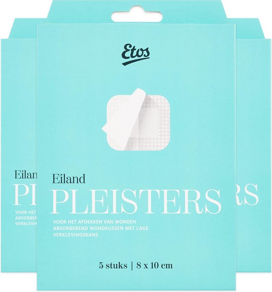 Etos Eiland Pleisters 8 x 10 CM -15 stuks