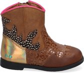 Bunnies JR 221654-613 Meisjes Cowboy Boots - Bruin - Leer - Ritssluiting