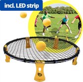 Roundball Fireball - Roundnet Met LED-Strip - Buitenspeelgoed - Balspel - Strandspeelgoed - Strandspel - Geschikt voor Spikeball - Buitenspel - Buitenspellen - Buitenspeelgoed Jongens - Buite