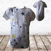 Jongens T-shirt Stars wit -s&C-122/128-t-shirts jongens