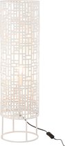 J-Line Staanlamp Rond Metaal Wit Large