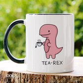 Tea Rex mok - Vaderdag cadeau - Vaderdag - Moederdag cadeau - Moederdag - Cadeau voor moeder - Mokken en bekers - Cadeau voor vrouw - Valentijndag - Cadeautje voor haar - Mokken - Bekers - Mok met tekst - Cups - Theeglazen - Koffiemok