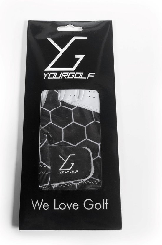 YourGolf Golfhandschoen heren Zwart S - Golf - Sport Accessoires - Golfhandschoen Volwassenen - Golfhandschoenen van YourGolf — afbeelding 4