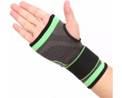Unisex Polsbrace – Lichtgewicht – Polsbandage & Polssteun – Voor Krachttraining – Polsondersteuning – Maat M - LOUZIR