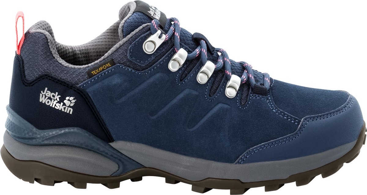 Jack Wolfskin Refugio Texapore Low Wandelschoenen Dames Grijs